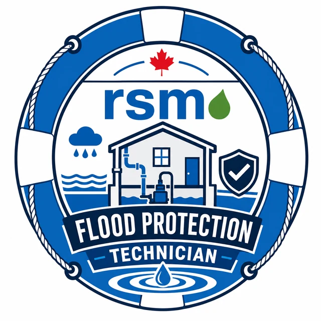 RSM flood protection technician badge